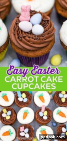 Easter Carrot Cake Cupcakes