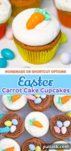 Easter Carrot Cake Cupcakes