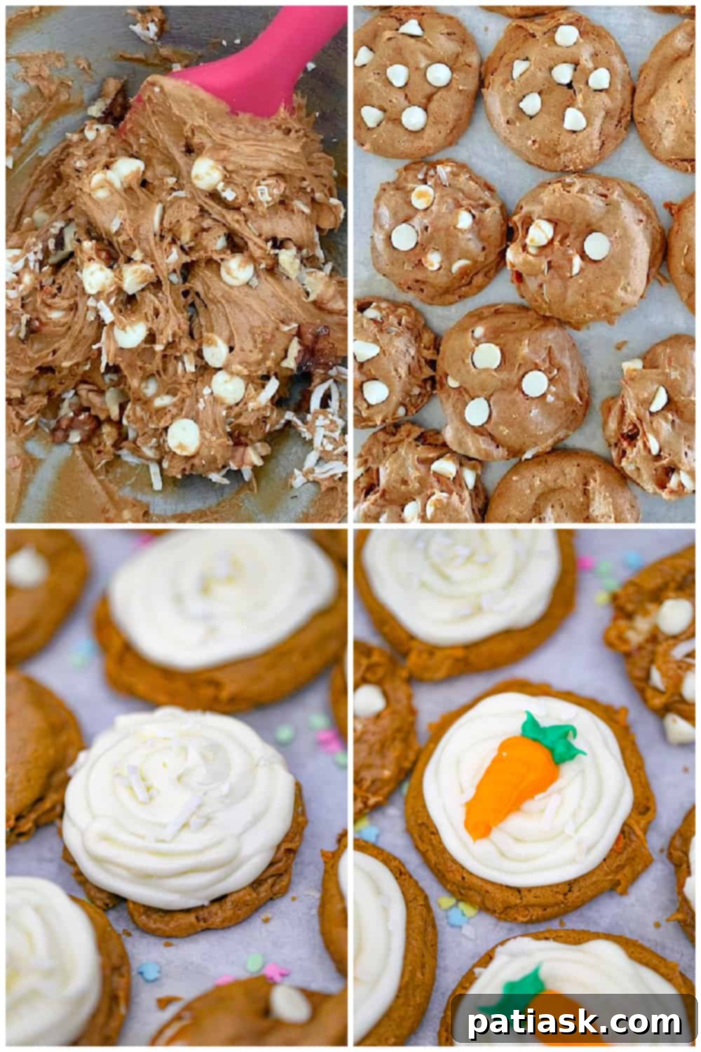 Effortless Carrot Cake Cookies 5 Frosted Easy Carrot Cake Cookies with Cream Cheese Frosting