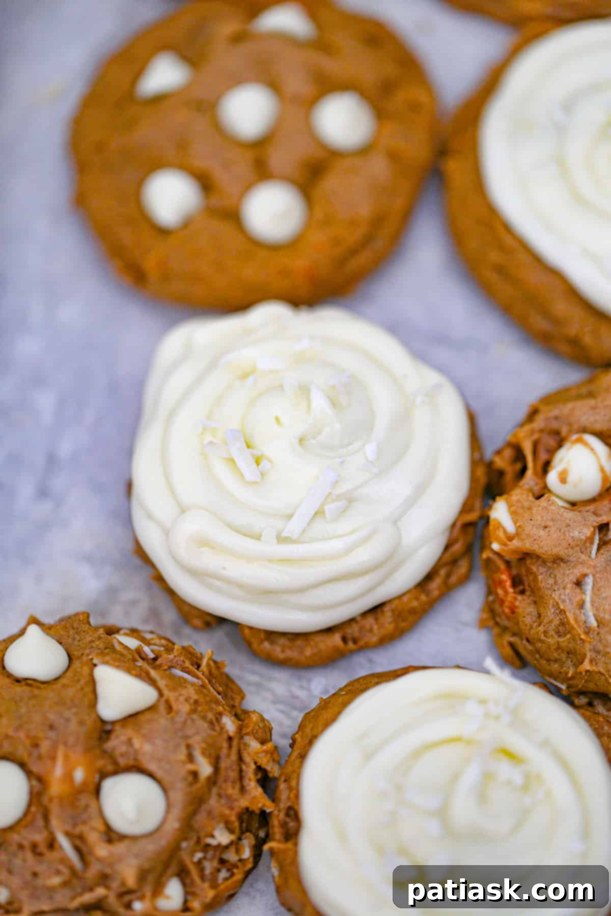 Effortless Carrot Cake Cookies 6 Decorated Easy Carrot Cake Cookies with Cream Cheese Frosting