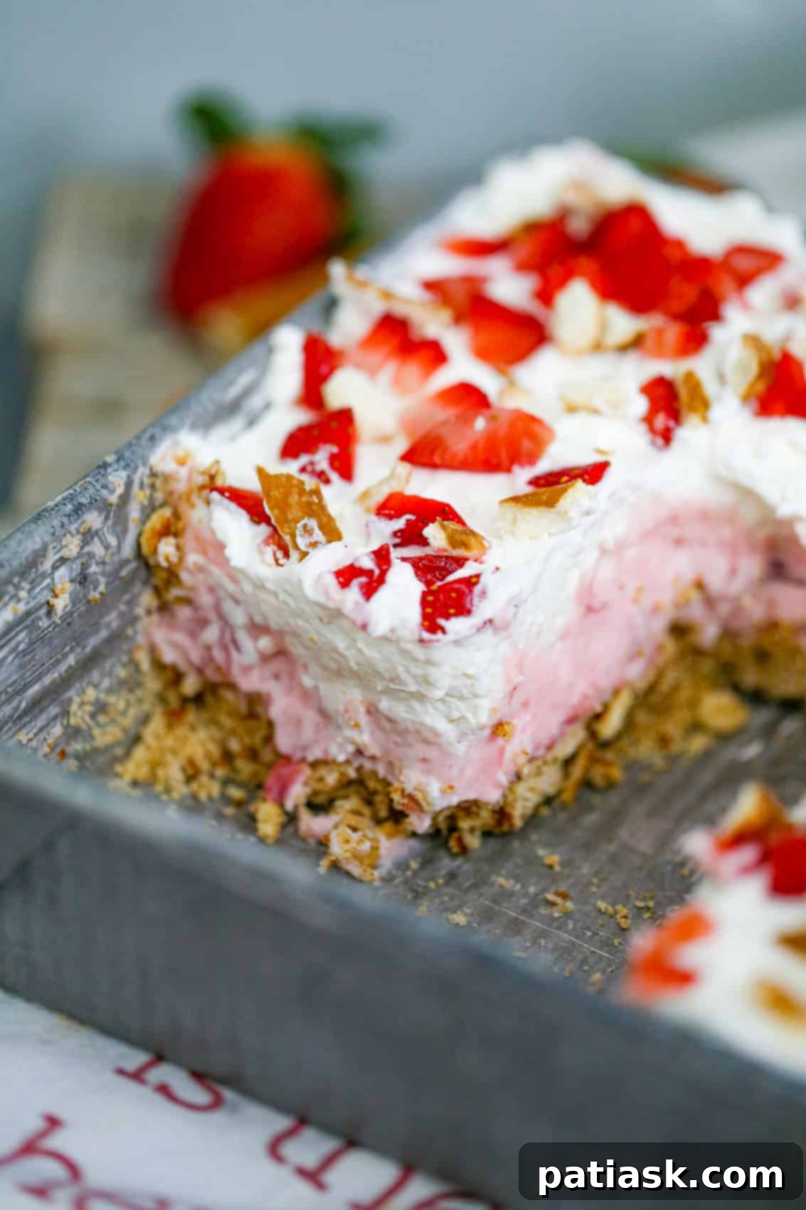 Strawberry Pretzel Bliss 4 Strawberry Pretzel Layered Dessert