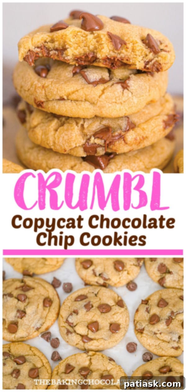CRUMBL Copycat Chocolate Chip Cookies