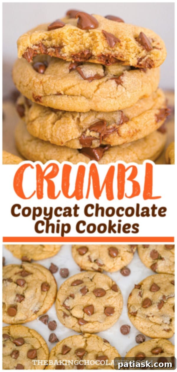 CRUMBL Copycat Chocolate Chip Cookies