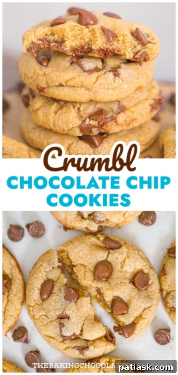 CopyCat Crumbl Chocolate Chip Cookies Recipe - Close-up of a perfectly baked cookie with visible chocolate chips.