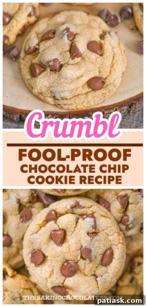 CopyCat Crumbl Chocolate Chip Cookies Recipe - Another view of the delicious homemade cookies.