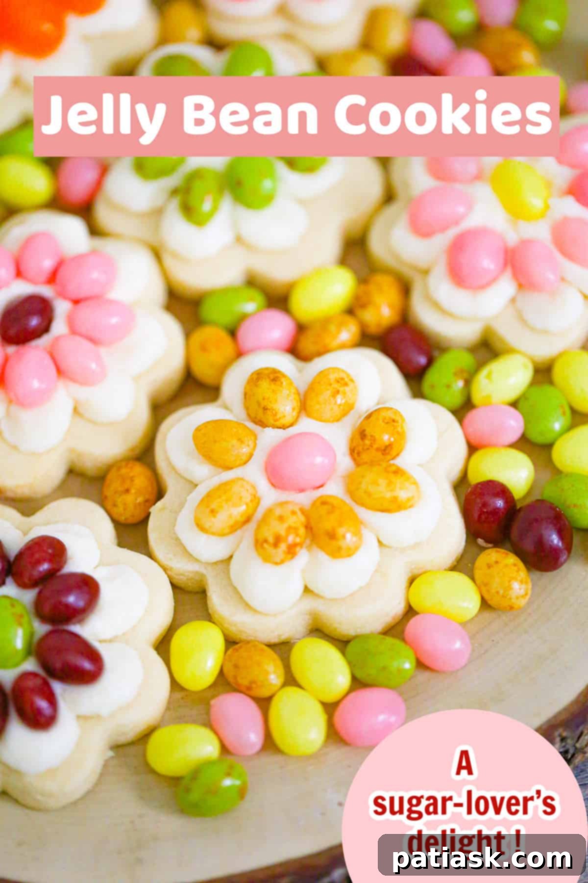 Rainbow Jelly Bean Easter Cookies 9 Easter Jelly Bean CookiesEaster Jelly Bean Cookies