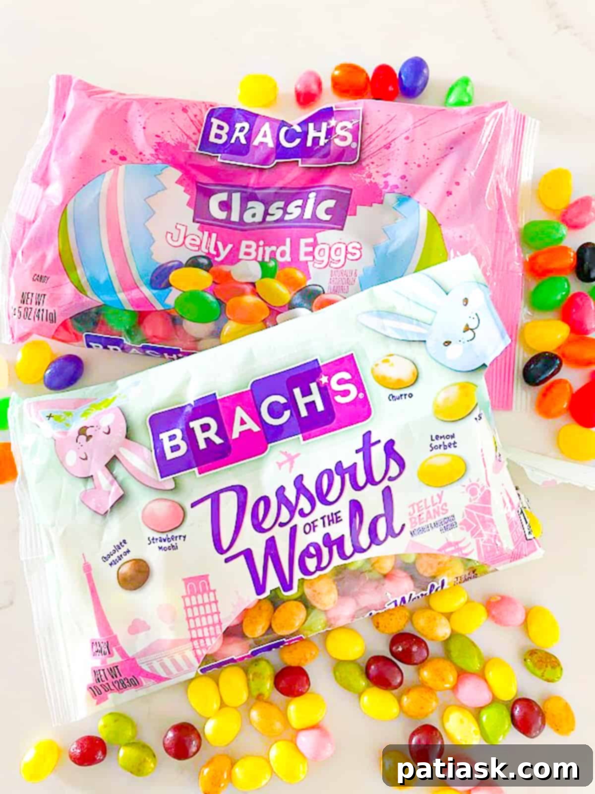 Rainbow Jelly Bean Easter Cookies 3 easter cookies with jelly beans