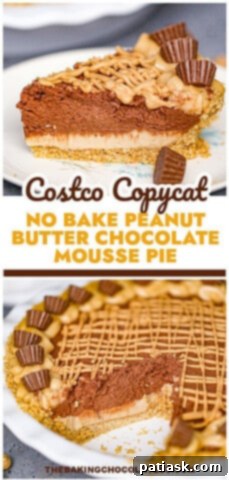 Copycat Costco Peanut Butter Chocolate Pie 16 Decadent Peanut Butter Chocolate Pie - Costco CopyCat Recipe