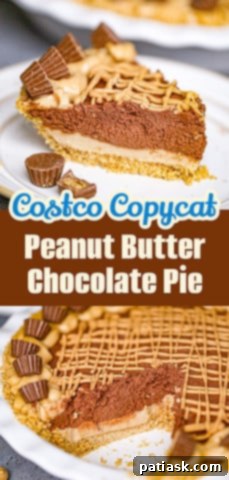 Copycat Costco Peanut Butter Chocolate Pie 17 Decadent Peanut Butter Chocolate Pie - Costco CopyCat Recipe
