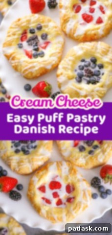Flaky Cream Cheese Puff Pastry Danishes 12 cream cheese danish with puff pastry recipe