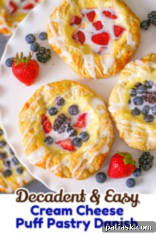 Flaky Cream Cheese Puff Pastry Danishes 13 Easy Puff Pastry Danish Recipe