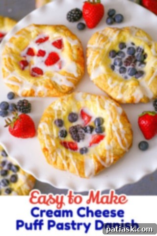 Flaky Cream Cheese Puff Pastry Danishes 15 Easy Puff Pastry Danish Recipe