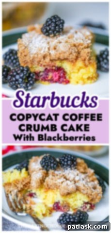 The Ultimate Coffee Shop Crumb Cake Recipe 13 Starbucks CopyCat Coffee Cake Recipe (with Blackberries)