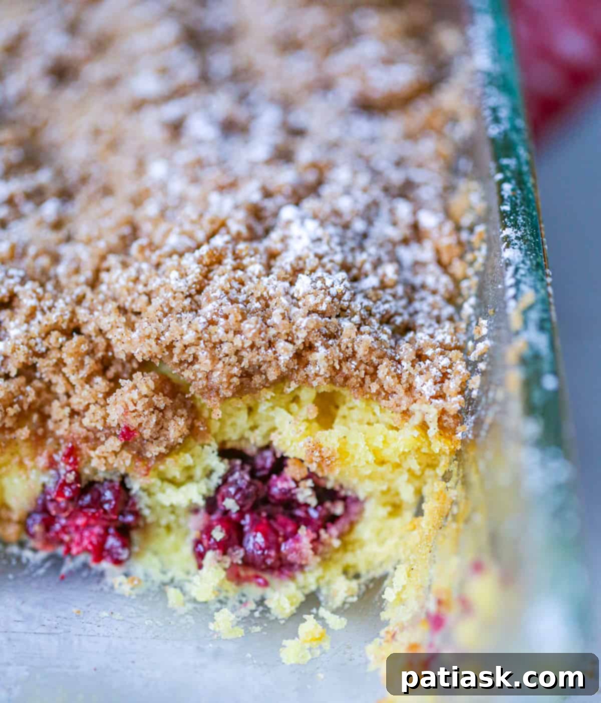 The Ultimate Coffee Shop Crumb Cake Recipe 4 slice of starbucks crumb coffee cake recipe with berries