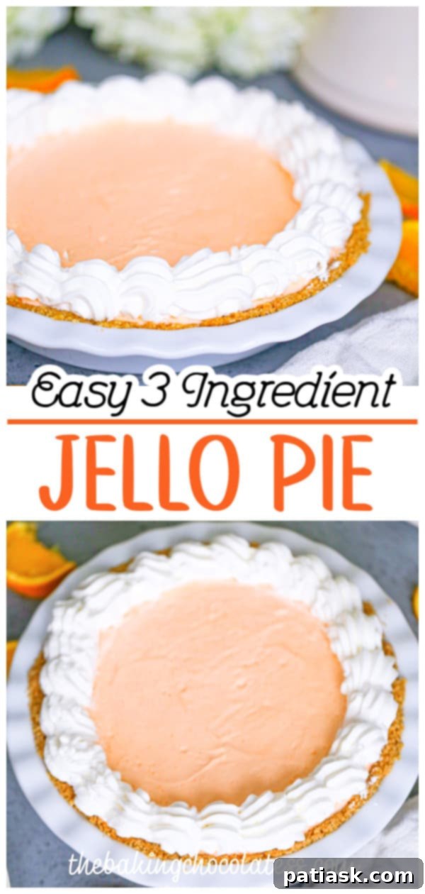 Easy 3 Ingredient Jello Cool Whip Pie 12 A slice of creamy Jello Cool Whip Pie, perfect for summer
