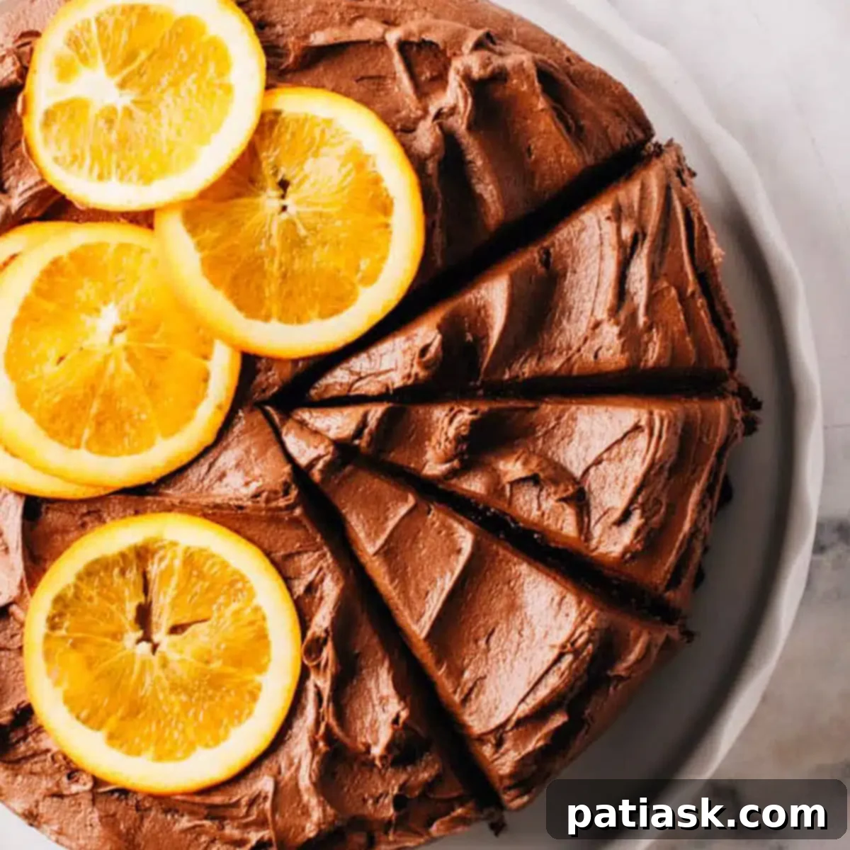 Chocolate Orange Cake - easy chocolate dessert recipes