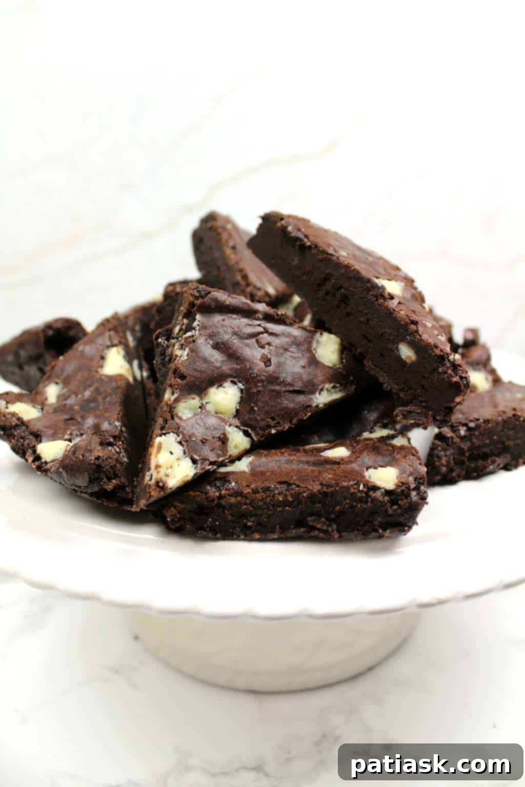 chewy vegan brownies