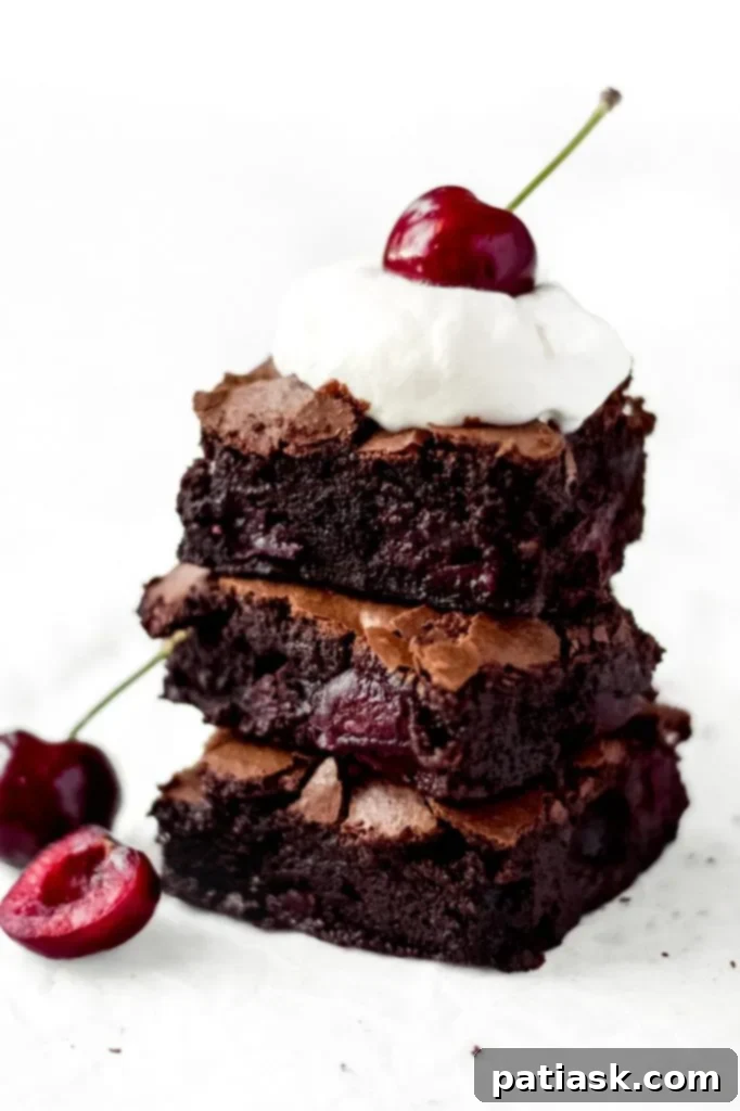 Chocolate Cherry Brownies