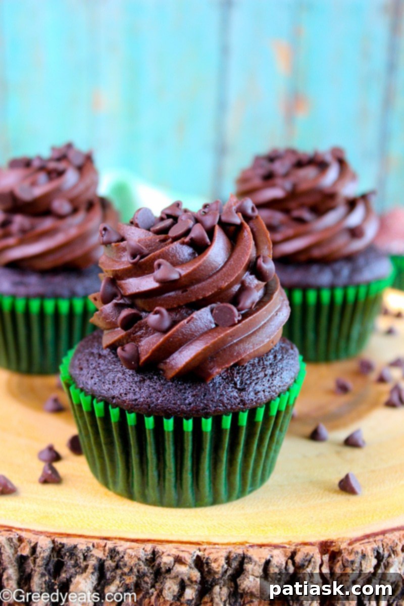 chocolate zucchini cupcakes