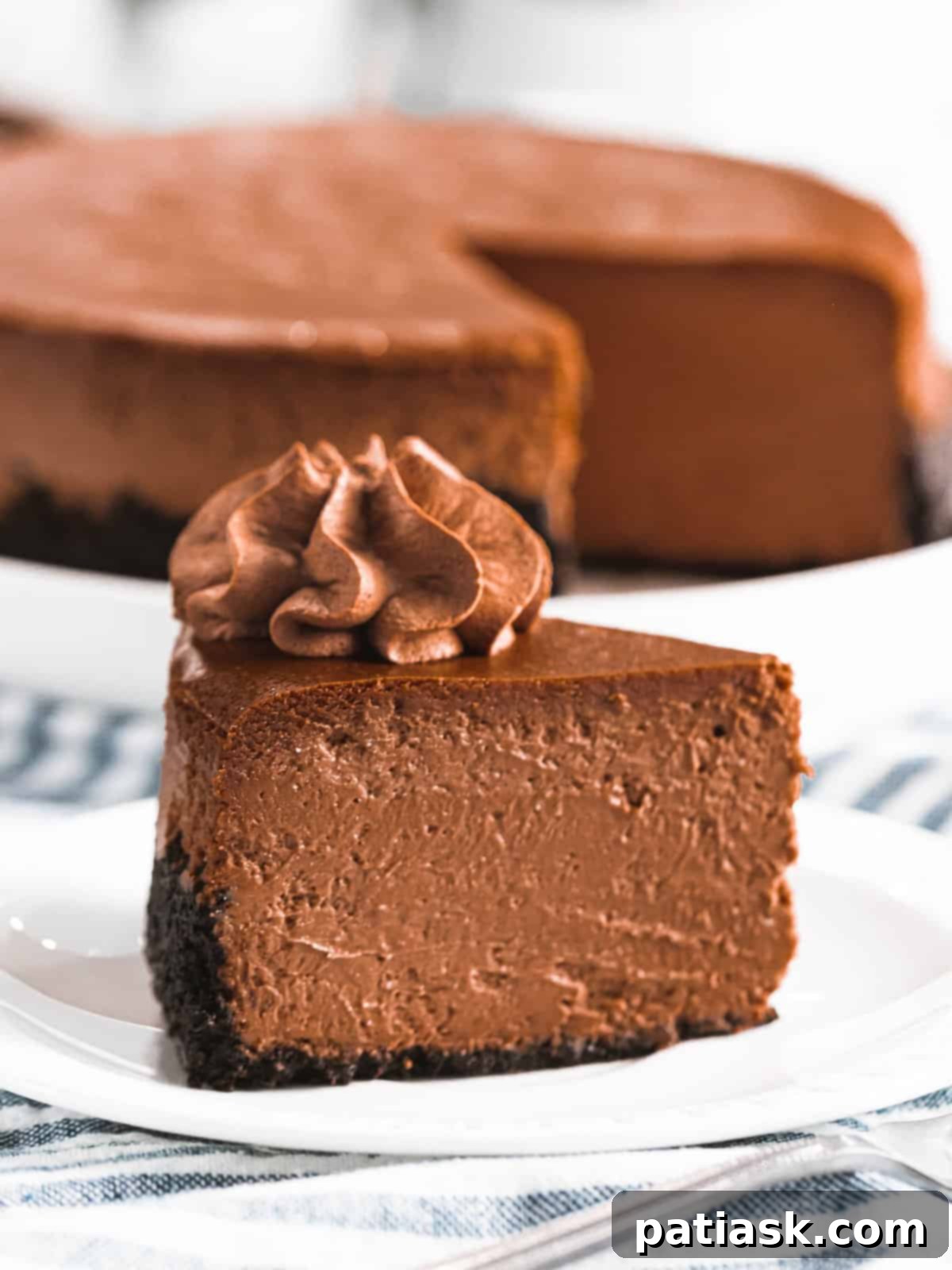 chocolate cheesecake