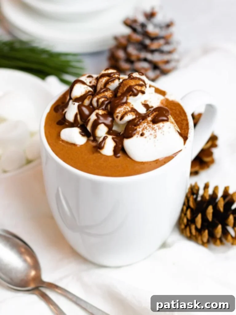 homemade hot chocolate