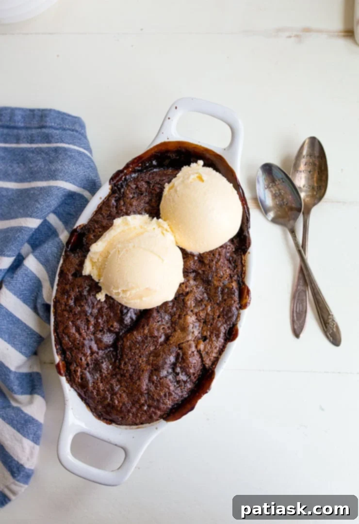 SOUTHERN CHOCOLATE COBBLER - best chocolate dessert recipes