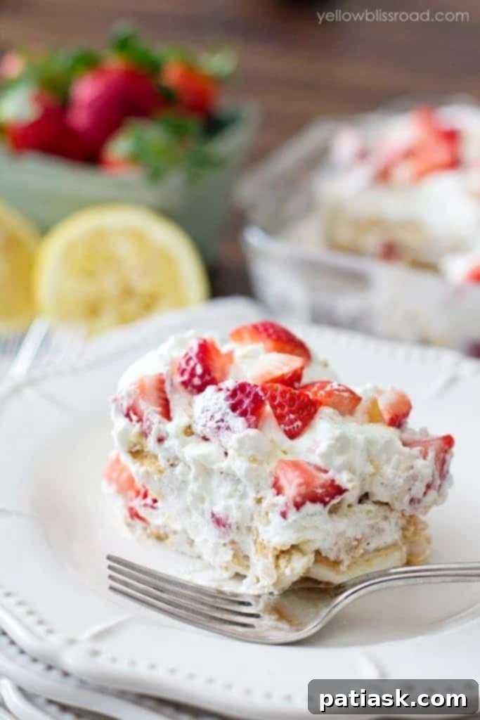45 Luscious No-Bake Lasagnas and Ice Box Cakes 13 Strawberry Lemonade TREAT
