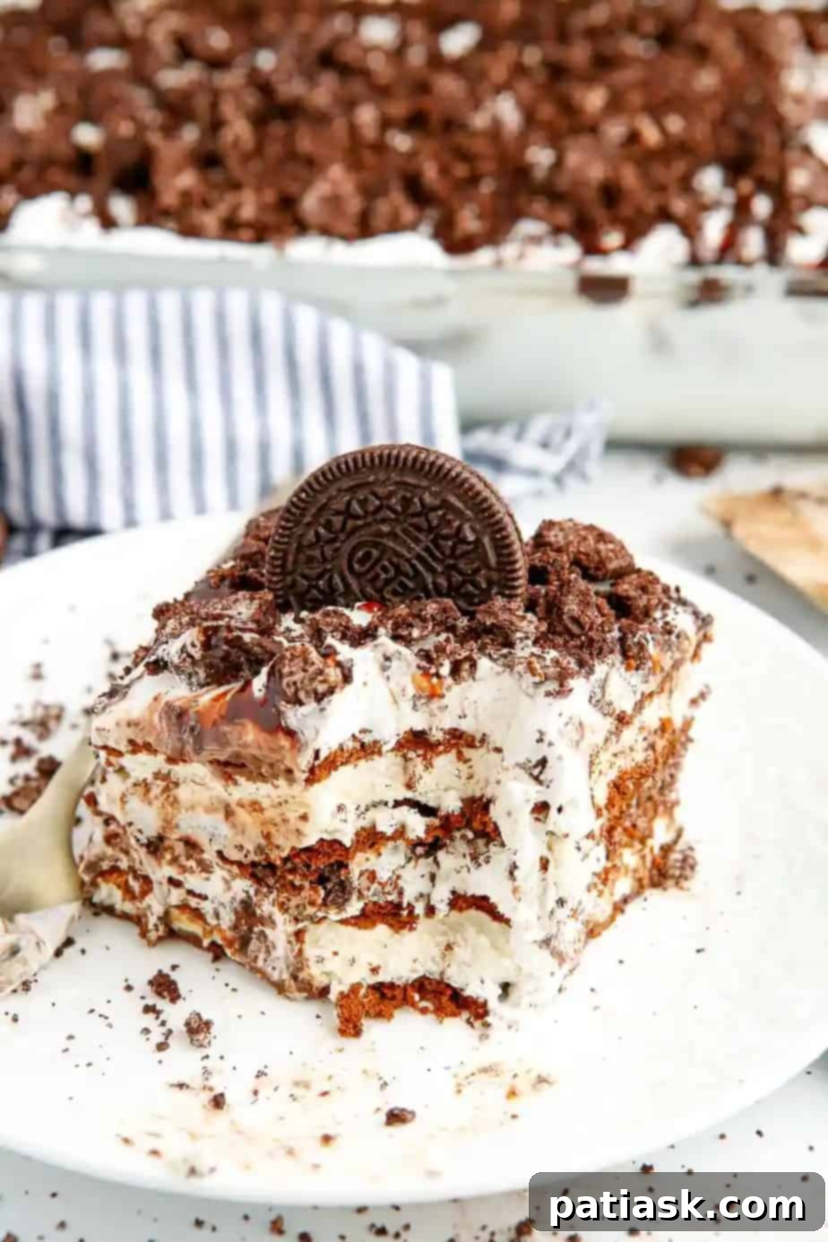 45 Luscious No-Bake Lasagnas and Ice Box Cakes 16 Cookies And Cream Ice Cream Cake
