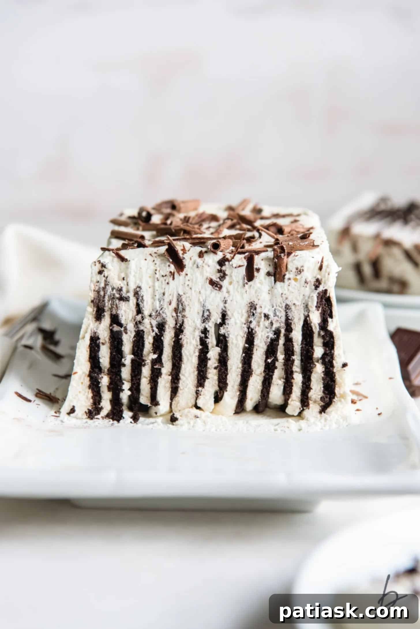 45 Luscious No-Bake Lasagnas and Ice Box Cakes 41 CAKE WITH CHOCOLATE