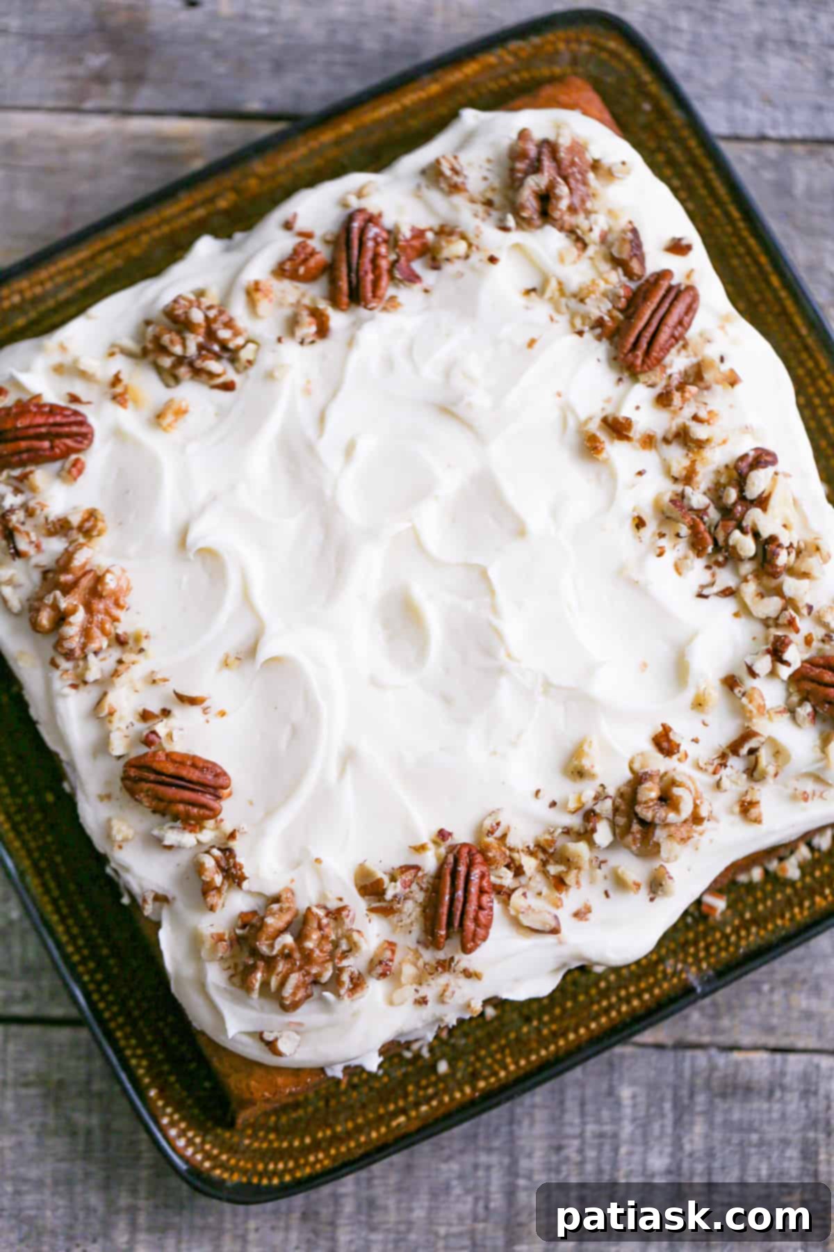 Heavenly Banana Snack Cake with Cream Cheese Frosting 7 Easy moist banana cake with cream cheese frosting recipe