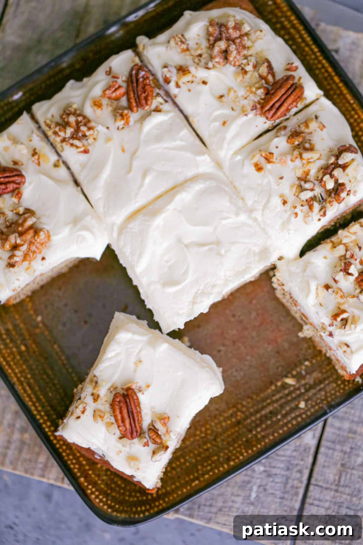 Heavenly Banana Snack Cake with Cream Cheese Frosting 9 img 215005 18