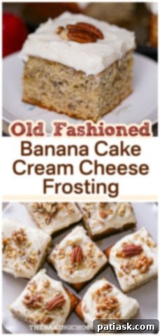 Heavenly Banana Snack Cake with Cream Cheese Frosting 12 Banana Snack Cake with Cream Cheese Frosting