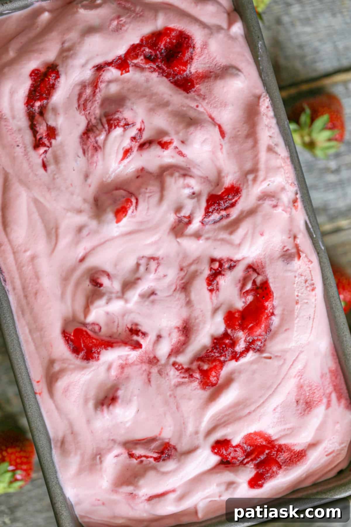Effortless Strawberry Bliss: No-Churn Ice Cream 3 Delicious Homemade Strawberry Ice Cream without a Machine