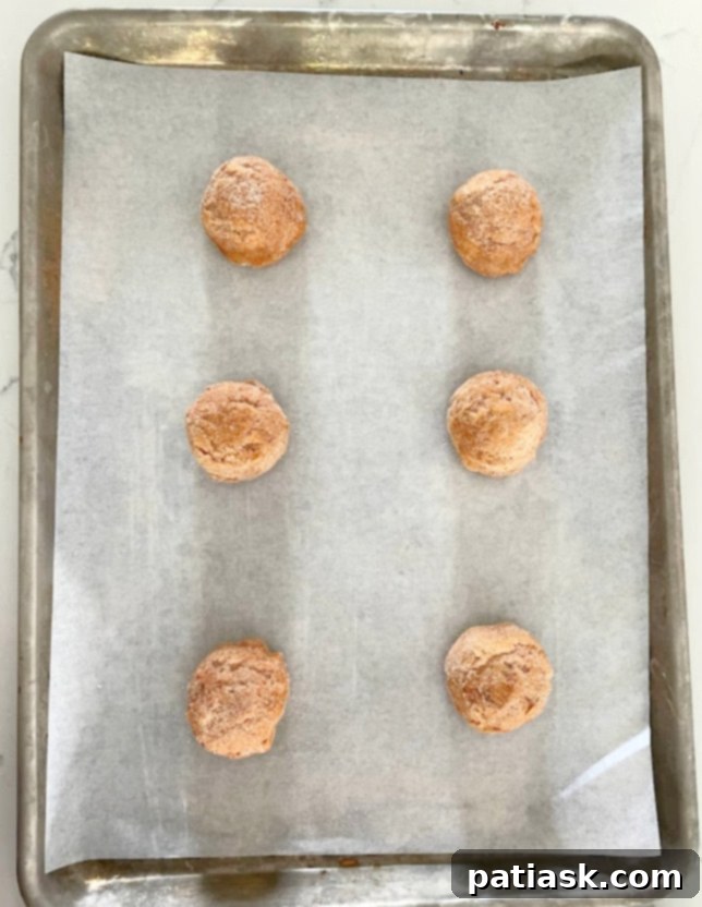 Freshly Baked Pumpkin Snickerdoodle Cookies on a Cooling Rack