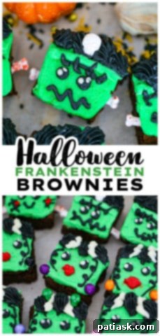 Bride and Bolt Brownies 12 Frankenstein & Bride Brownies