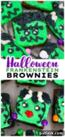 Bride and Bolt Brownies 13 Frankenstein & Bride Brownies