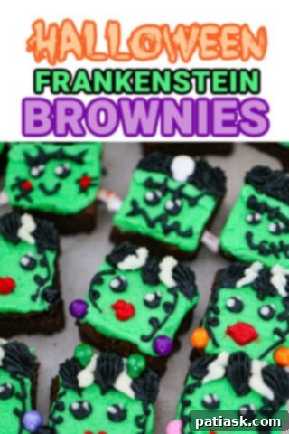 Bride and Bolt Brownies 14 Frankenstein & Bride Brownies