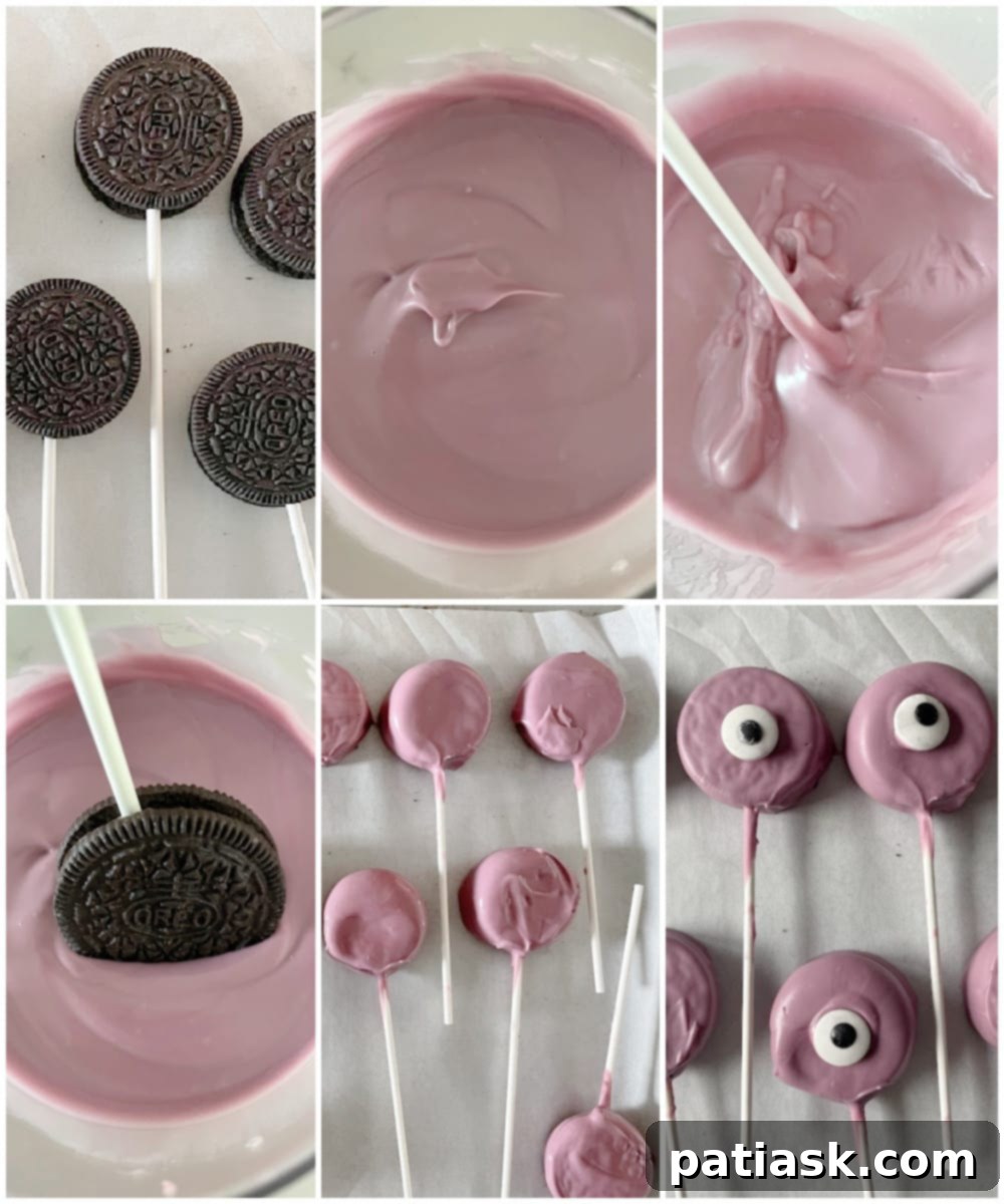 Spooktacular Oreo Pops 12 halloween oreos cookie pops recipe tutorial