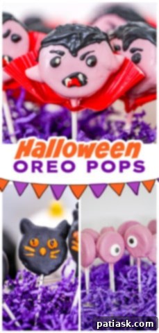 Spooktacular Oreo Pops 15 HALLOWEEN OREO POPS