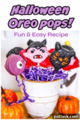 Spooktacular Oreo Pops 16 HALLOWEEN OREO POPS