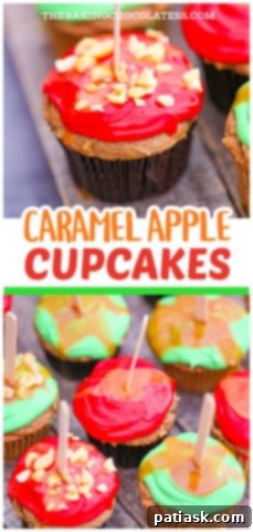 Caramel Apple Cupcakes