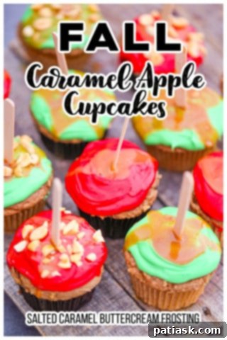 Caramel Apple Cupcakes