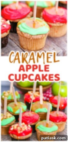 Caramel Apple Cupcakes