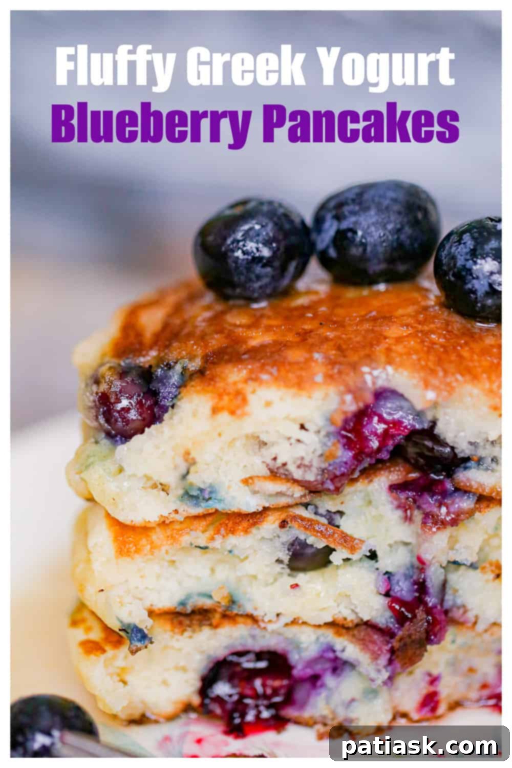 Luscious breakfast flapjacks