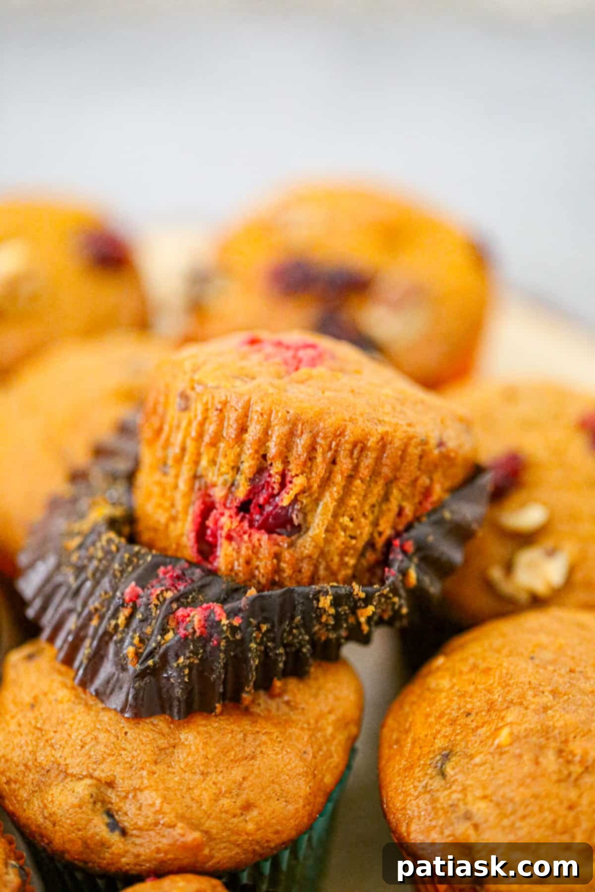 best pumpkin cranberry muffin recipe fall muffins