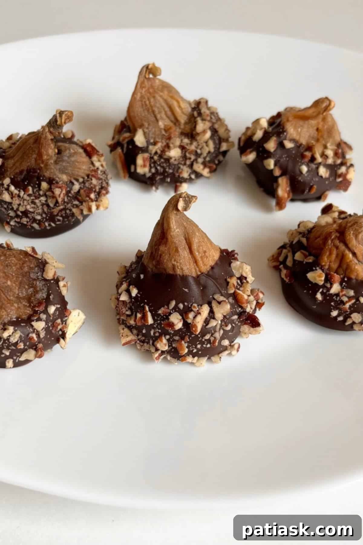 Elegant Chocolate Covered Figs, perfect for gifting or a dessert table