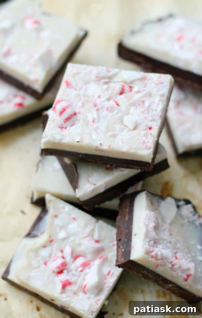 Homemade Vegan Peppermint Bark, gluten-free and allergy-free
