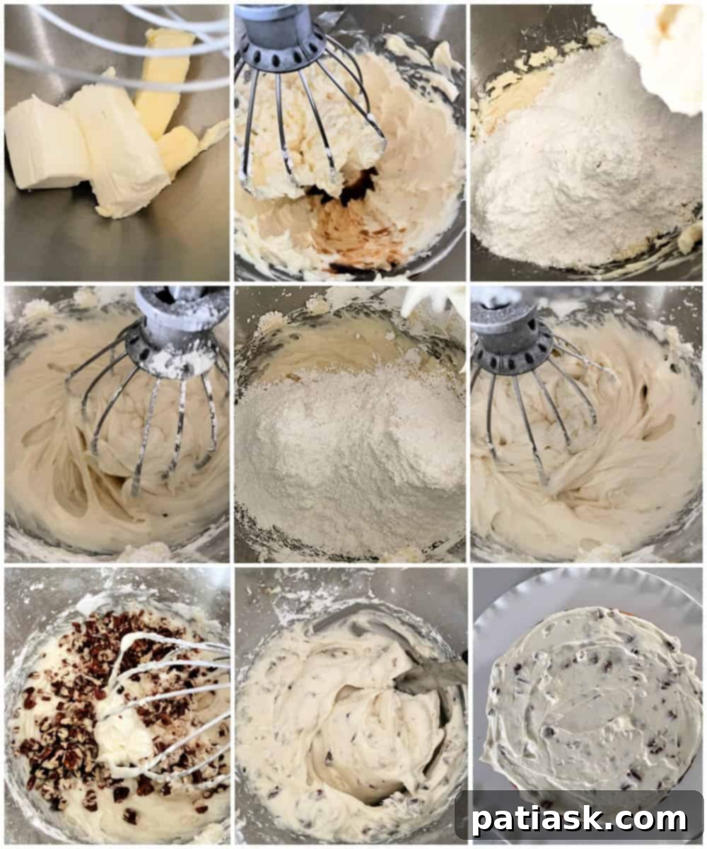 A beautifully frosted Italian Cream Cake with a slice cut out, ready to be served.