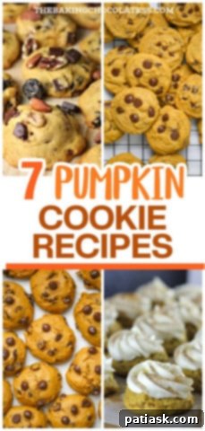 An inviting image featuring 7 delicious pumpkin cookie recipes, perfect for any pumpkin cookie lover.