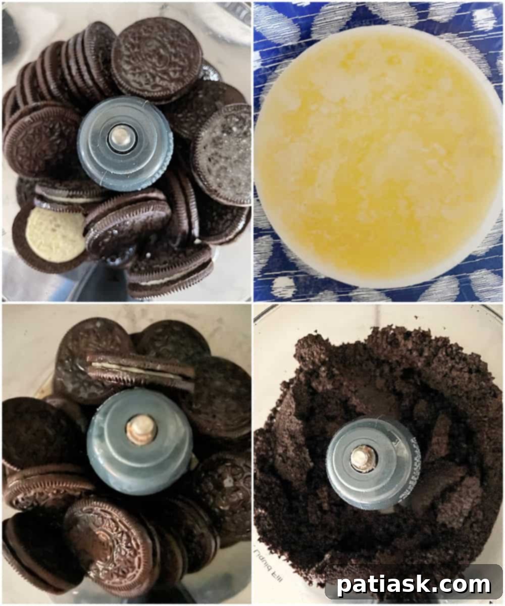 Foolproof and Fabulous Oreo Pie Crust 5 tutorial Divine Oreo Cookie Pie Crust Recipe - Slice of Heaven